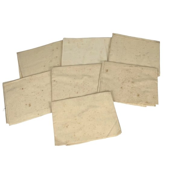 7 Vintage Embroidered Elephant Flour Sack Kitchen Dish Towels - Picture 2 of 10